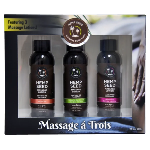 Massage a Trois - Massage Lotion 3 Pack