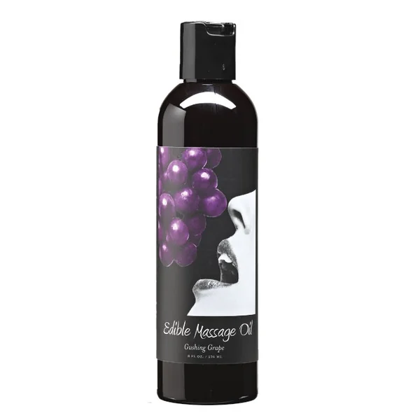 MASSAGE OIL EDIBLE GRAPE 8 OZ