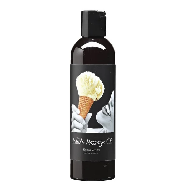 MASSAGE OIL EDIBLE VANILLA 8 OZ