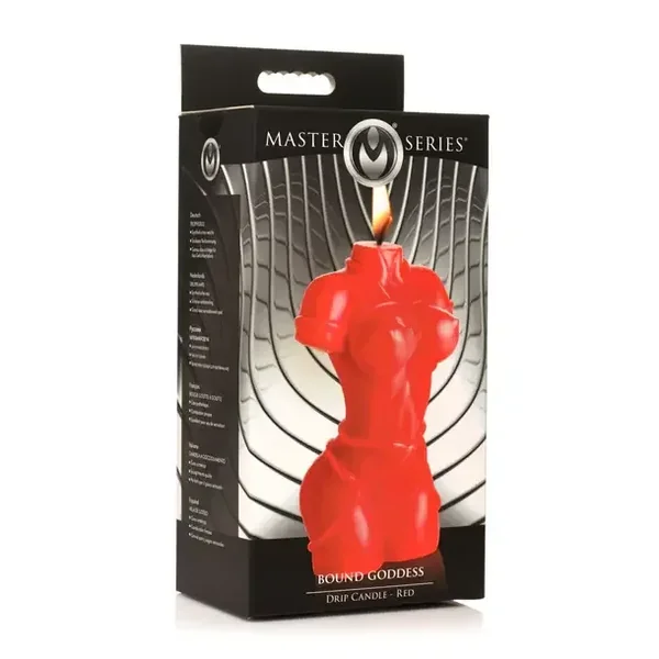 Master Series – Bound Goddess Drip Candle – Red