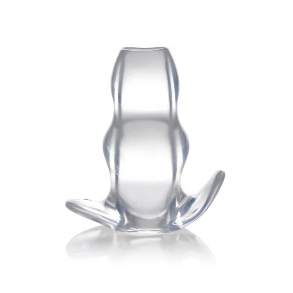 MASTER SERIES CLEAR VIEW HOLLOW ANAL PLUG LARGE