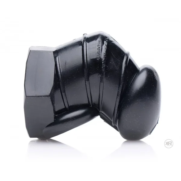 MASTER SERIES DETAINED BLACK RESTRICTIVE CHASTITY CAGE