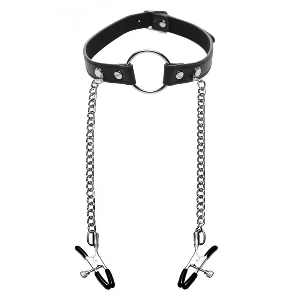 MASTER SERIES SEIZE O RING GAG & NIPPLE CLAMPS