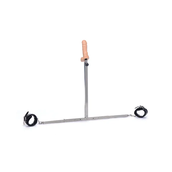 Master Series Squat Anal Impaler With Spreader Bar and Cuffs