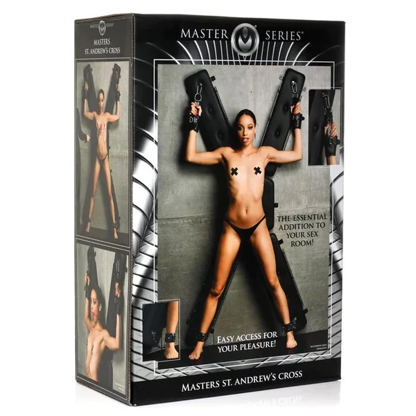 Master Series St Andrew's Bondage Cross by XR