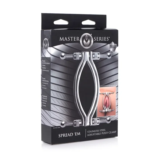 Master Series Stainless Steel Pussy Clamp