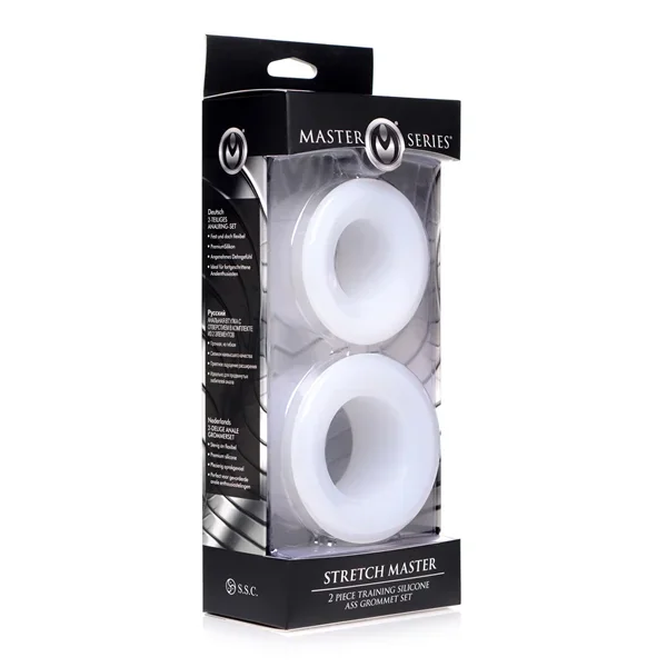 Master Series Stretch Master 2 Piece Training Silicone Ass Grommet Set