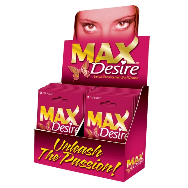 Max Desire - 24 Count Display - 2 Count Packets