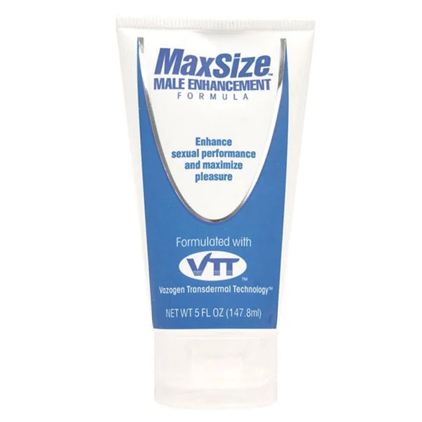 Max Size Male Enhancement Cream - 5 Oz Tube