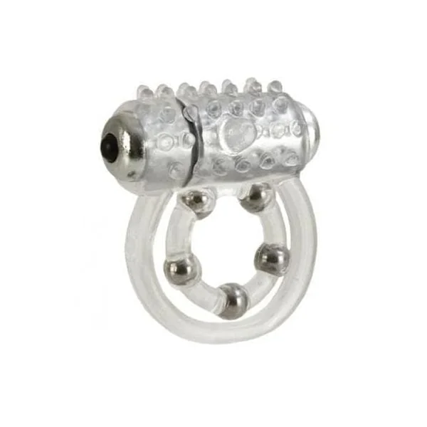 Maximus Enhancement Ring 5 Stroker Beads - Clear