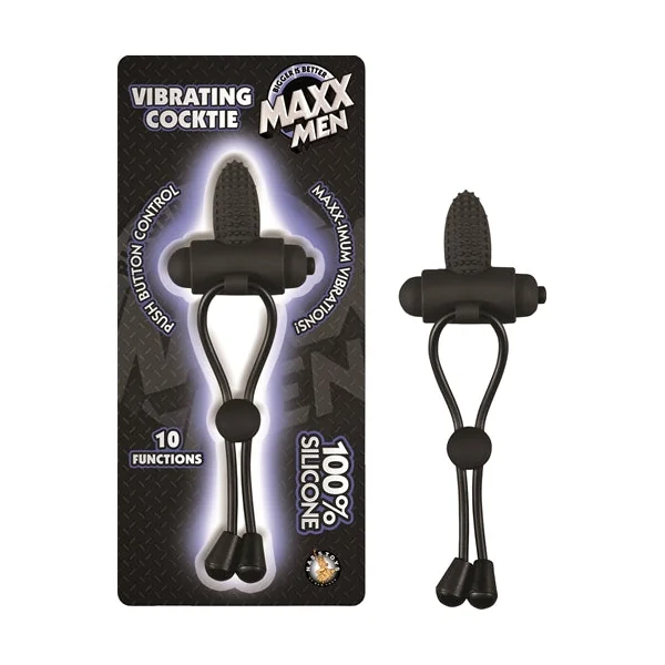 Maxx Men Vibrating Cocktie - Black