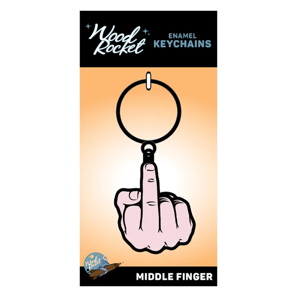 MIDDLE FINGER KEYCHAIN (NET)