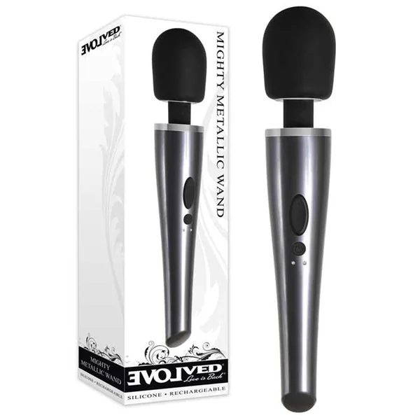 Mighty Metallic Vibrating Wand by Evolved