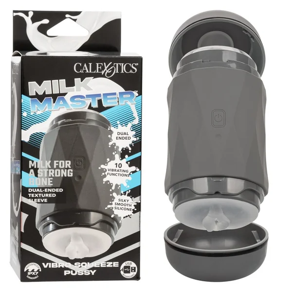 Milk Master Vibro Squeeze Pussy Masturbator by Cal Exotics