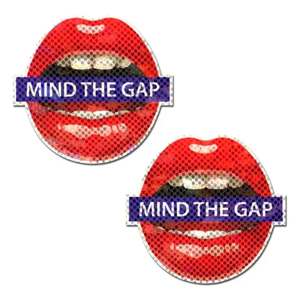Mind The Gap London UK Lips Pasties by Pastease