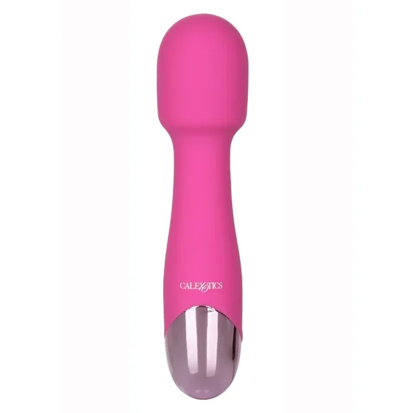 Mini Miracle Silicone Rechargeable Wand Massager – Pink
