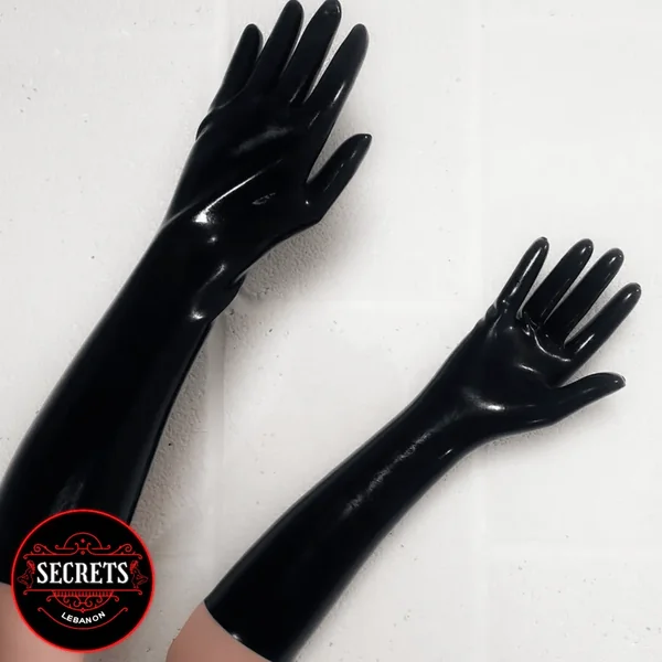 Mistress Long BDSM Latex Gloves