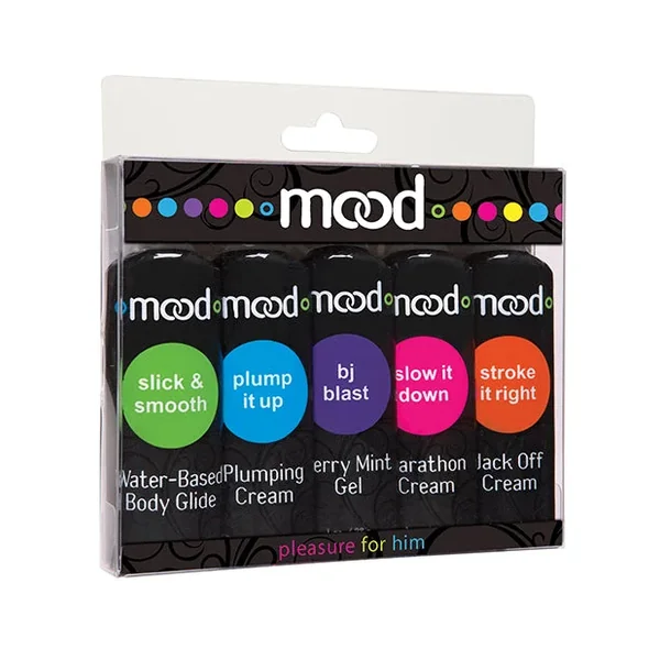 Mood Lube Pleasure for Him – Asst. Pack of 5