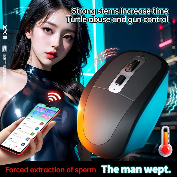 Mouse Masturbator Penis exercise gun trainer with APP control