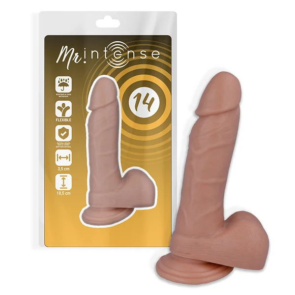 Mr intense 14 realistic dildo 18.5 -O- 3.8cm sex toy natural