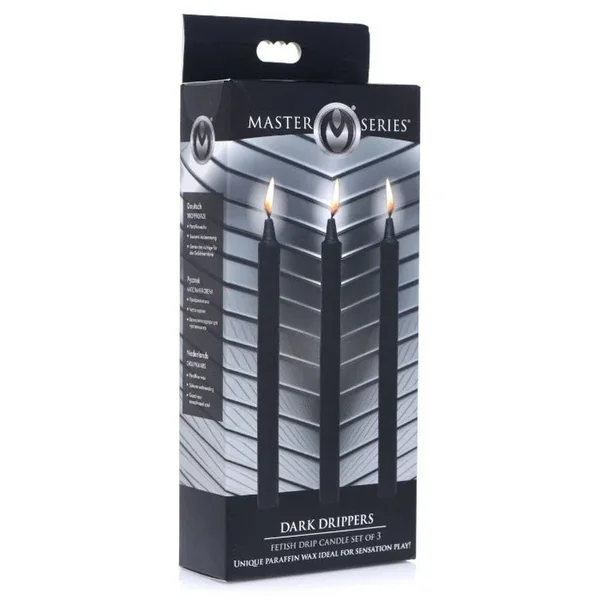 MS “Dark Drippers” Fetish Candles 3 Pack