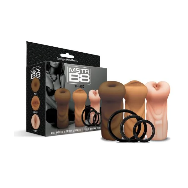 MSTR B8 6 PK 3PC STROKER KIT