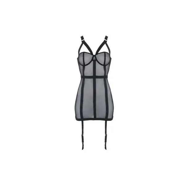 Muse PD002BLK Mesh Dress