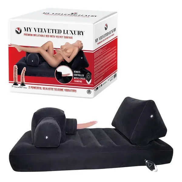 My Velveted Luxury Inflatable Bed Thrusting Sex Machine