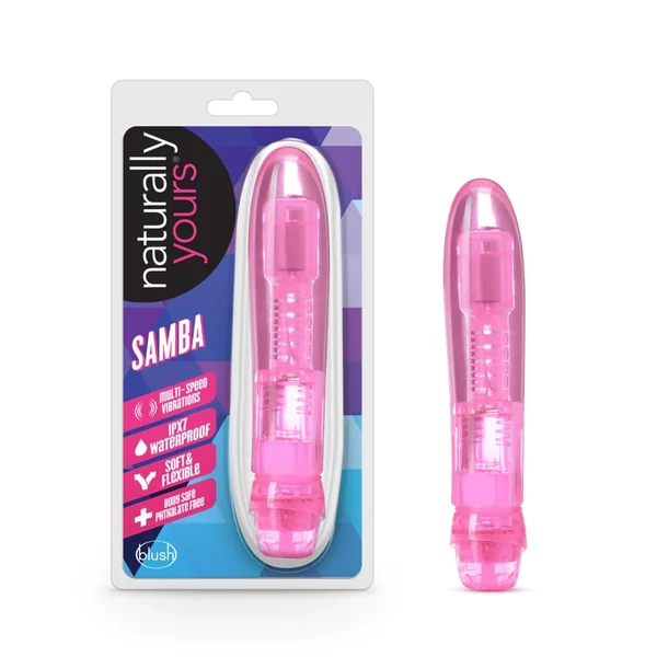 Naturally Yours Samba Vibrator 6.25" by Blush Novelties