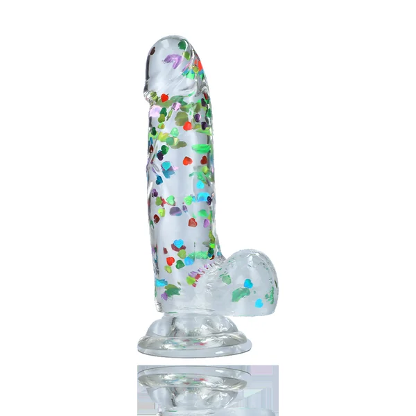 Naughty Bits® I Love Dick Heart-Filled Dong