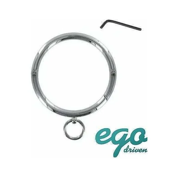 Necklace - Round Bar Slave Collar Metal - Ego Driven