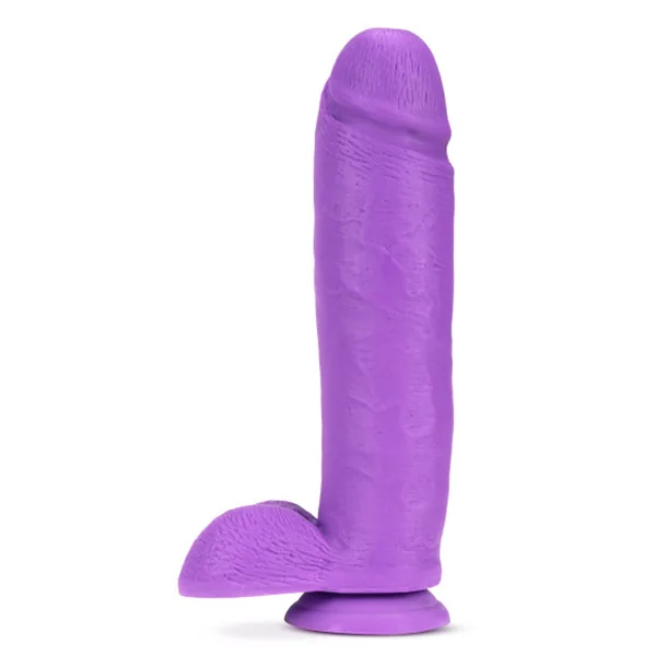 Neo - 11 Inch Dual Density Dildo - Neon Purple