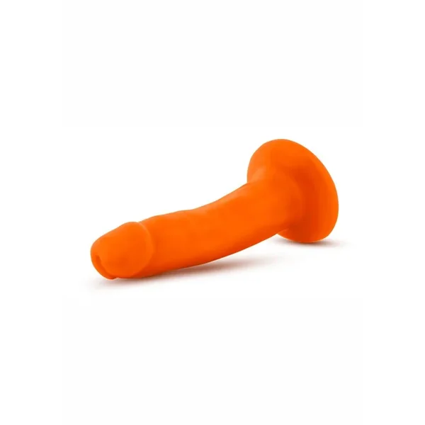 Neo Dual Density Dildo 6in – Neon Orange