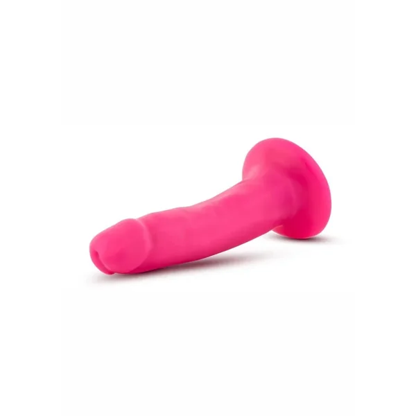 Neo Dual Density Dildo 6in – Neon Pink