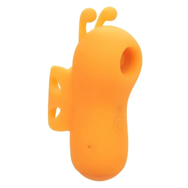 Neon Vibes The Buzzing Vibe Rechargeable Silicone Finger Vibrator – Orange