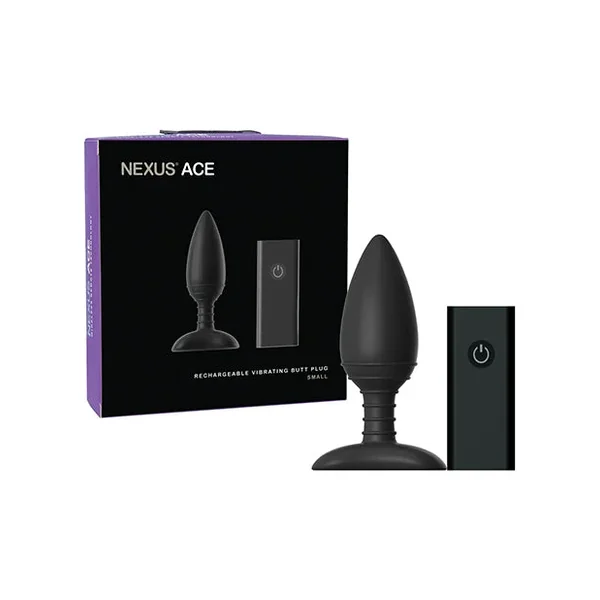 Nexus Ace Remote Control Butt Plug Small – Black
