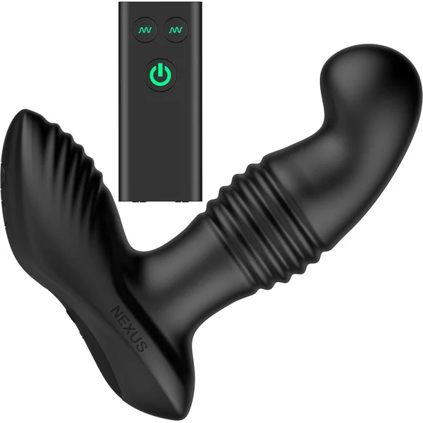 Nexus Thrust Prostate Edition Silicone Thrusting Vibrating Prostate Massager With Remote