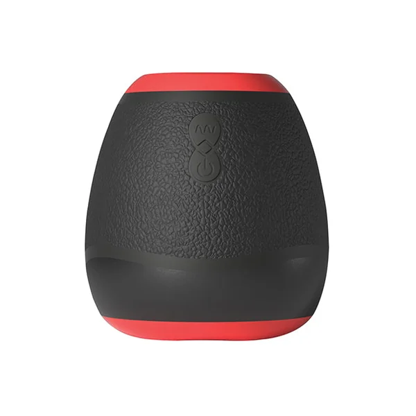 Ninja Open-ended Vibrating Stroker Male Masturbator - Black