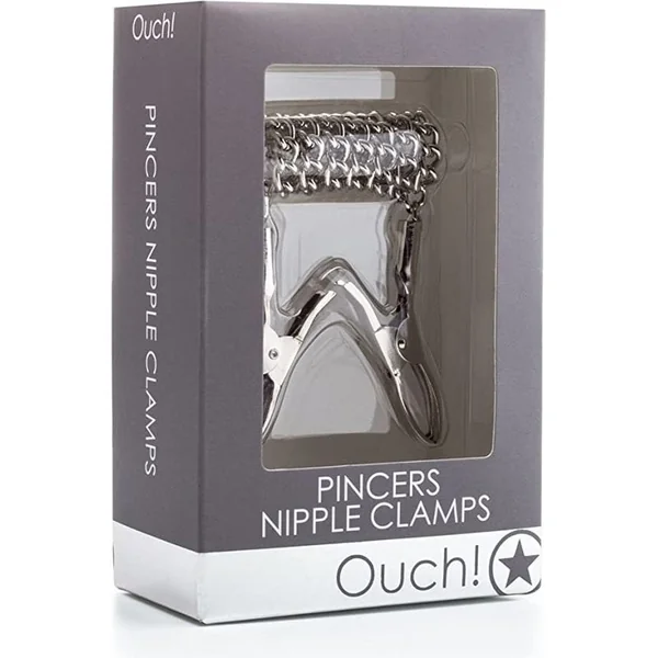 Nipple Clamps - Ouch! - Pincers Nipple Clamps Metal