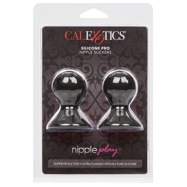 Nipple Play Silicone Pro Nipple Suckers - Black
