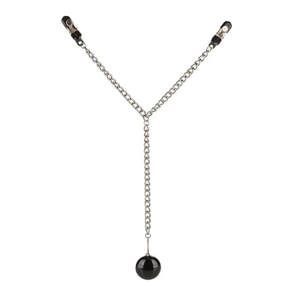 Nipple Play Weighted Disc Nipple Clamps – Silver