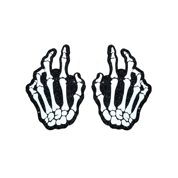 Nipztix Holographic Skeleton Hands Pasties