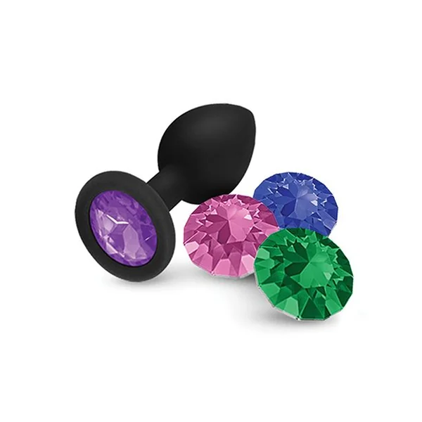 Nobu Fetish Small Silicone Plug With Jewels