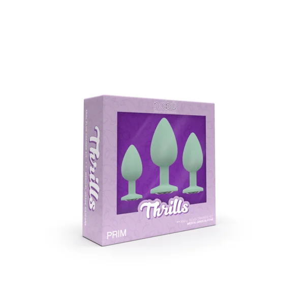 Nobü Thrills – Prim – 3PC Silicone Plug Set – Mint