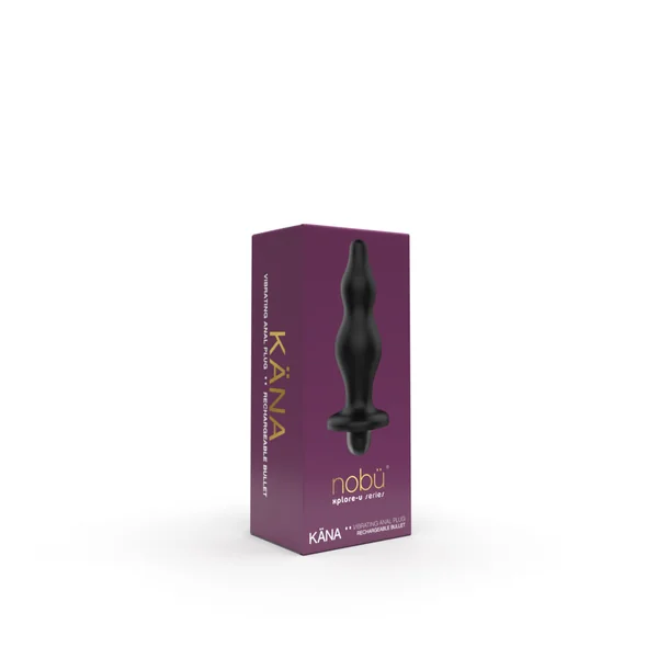 Nobü Xplore-U – Käna Vibrating Anal Plug – Black