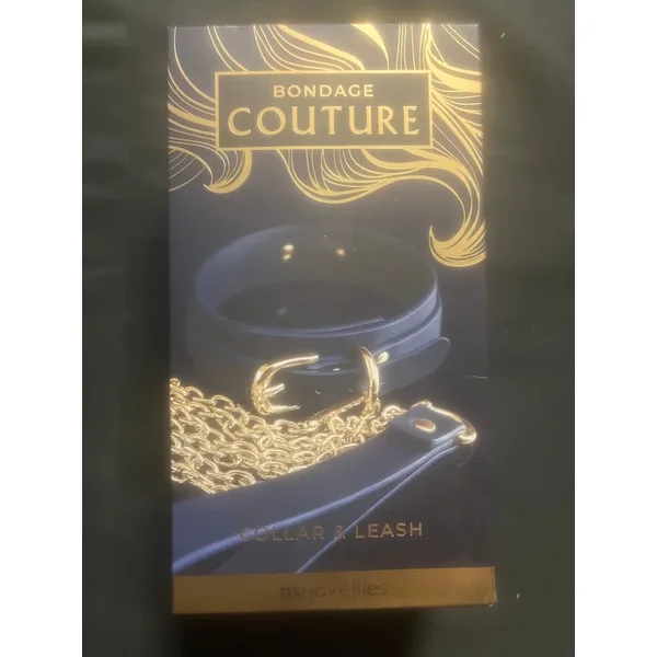 NS Novelties Bondage Couture Collar & Leash