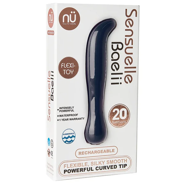 Nu Sensuelle Baelii 20 Function Flexible Vibrator - Blue