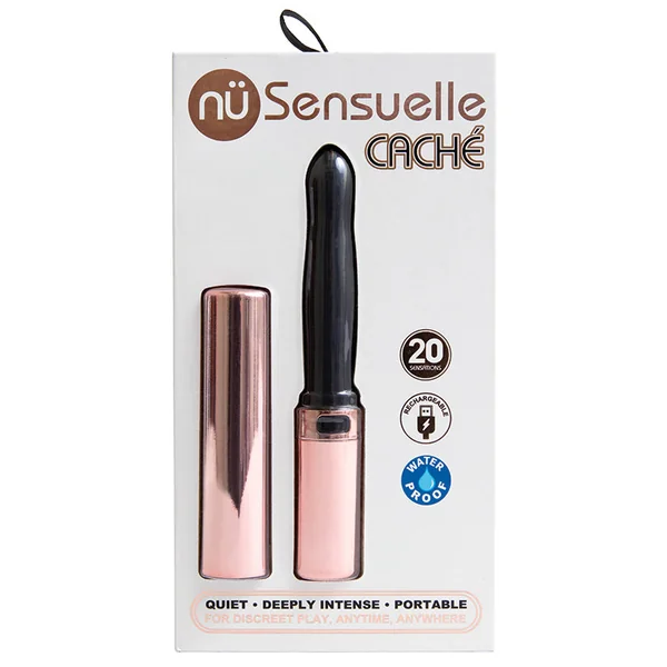 Nu Sensuelle Cache 20 Function Discreet Versatile Vibrator - Rose Gold