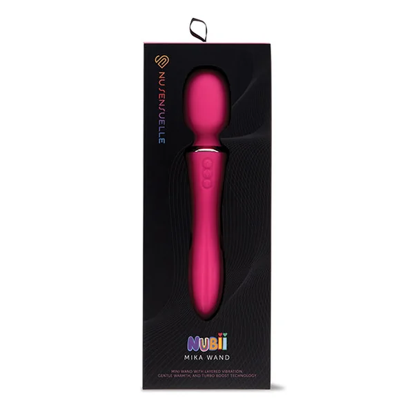 Nu Sensuelle Mika Heating Nubii Mini Wand - Pink