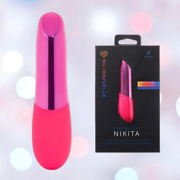 Nu Sensuelle Nubii Raine Tapping Vibrator with Warming and Turbo Boost - Pink